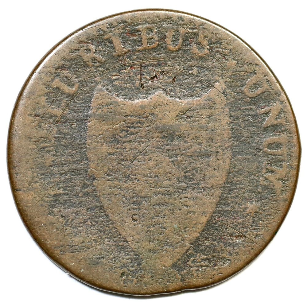 1788 50f R4+ Head Left New Jersey Colonial Copper Coi