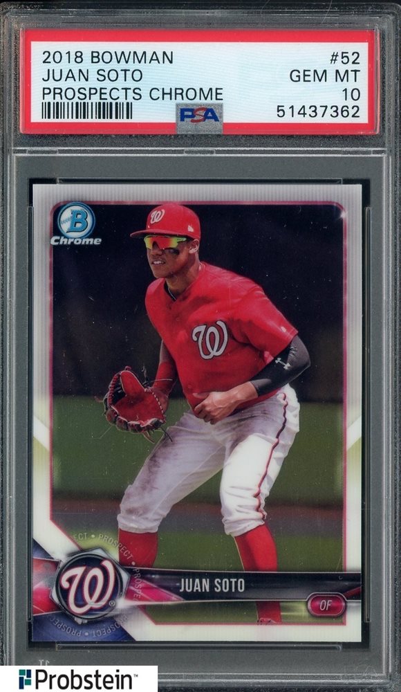 その他 2018 Bowman's B Perfomer Juan Soto PSA10 その他 2018 Bowman's B Perfomer Juan Soto PSA10 2018