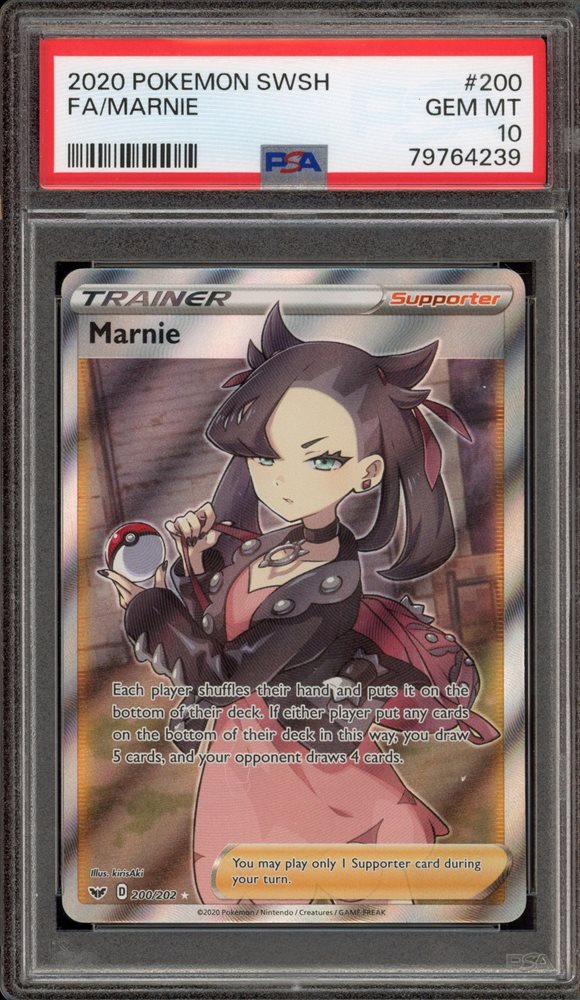 【psa10】2020 Pokémon SWSH FA/Marnie hr Auction Prices Realized Tcg Cards 2020 POKEMON SWORD