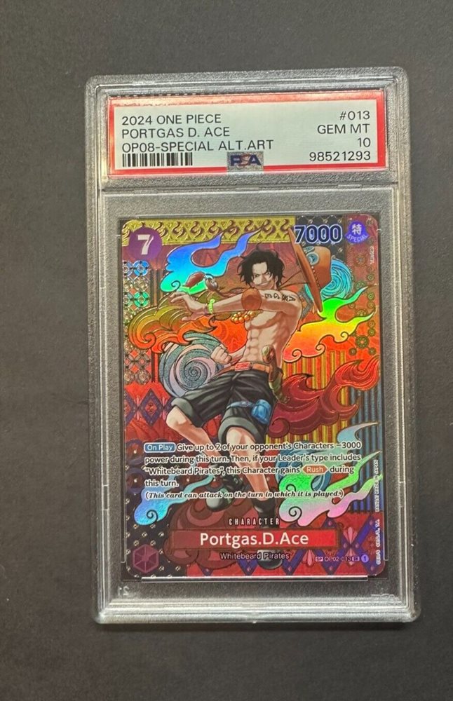2024 ワンピース PORTGAS D. ACE Gem Mint 10 CGC 10 GEM MINT Japanese One Piece 2024 Portgas D. Ace P P