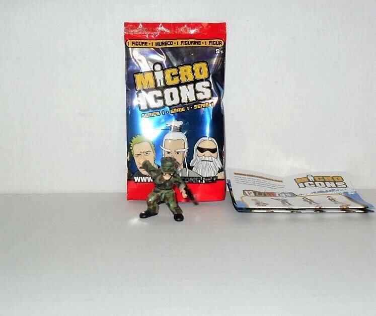 MICRO ICONS SERIES 1 COMMANDOS LOOSE SINGLE FIGURE GAS MAN
