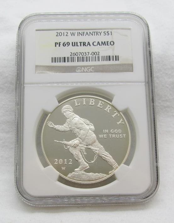2012-W Military Commemorative Proof Silver Dollar “Defenders Of Freedom” Set