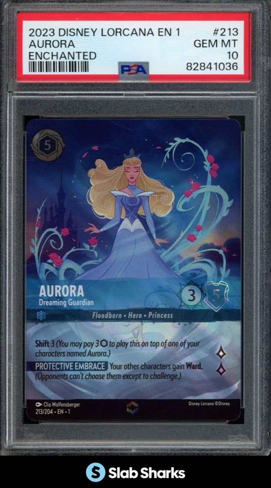 LORCANA ロルカナ　オーロラ　エンチャンテッド　psa10② PSA10 オーロラ エンチャンテッド ディズニー ロルカナ AURORA
