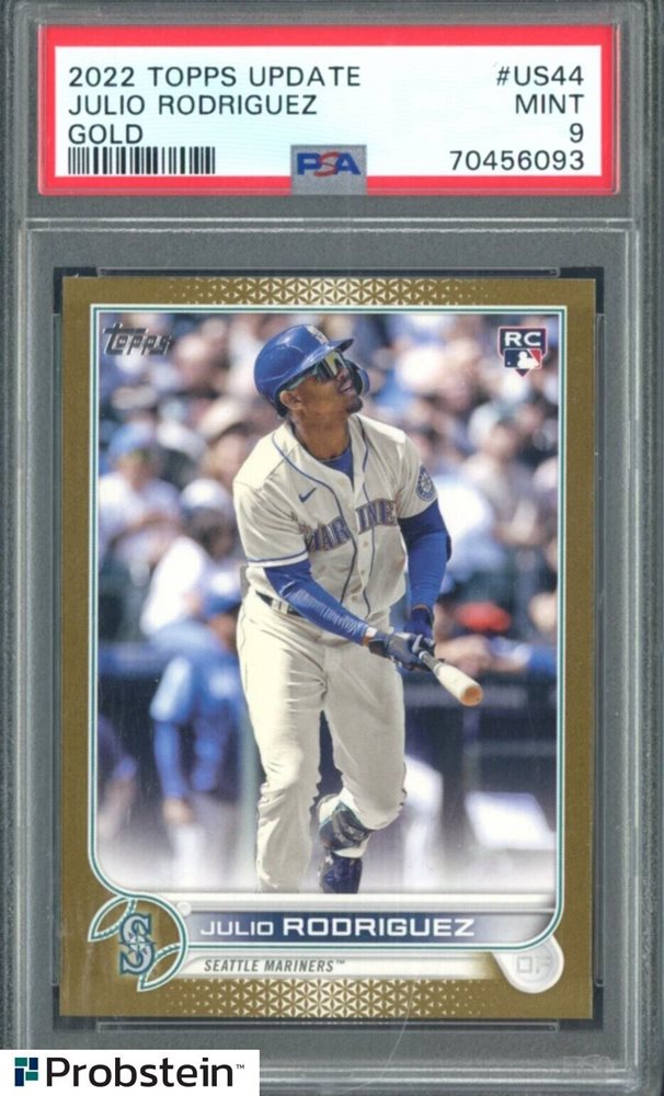 Topps Gold Label 2022 フリオロドリゲス PSA9 Auction Prices Realized Baseball Cards 2022 TOPPS UPDATE