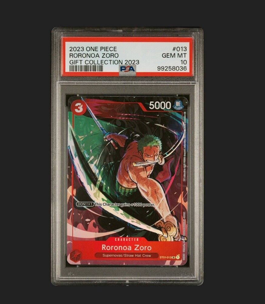 2023 ONE PIECE ロロノア・ゾロ PSA10 PSA 10 2023 One Piece Roronoa Zoro Official Event Top Prize
