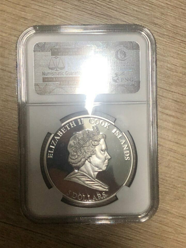 5ドル銀貨 隕石コイン2009年 シルバーThe Moon月隕石 5ドル銀貨 隕石コイン2009年 シルバーThe Moon月隕石 （クック