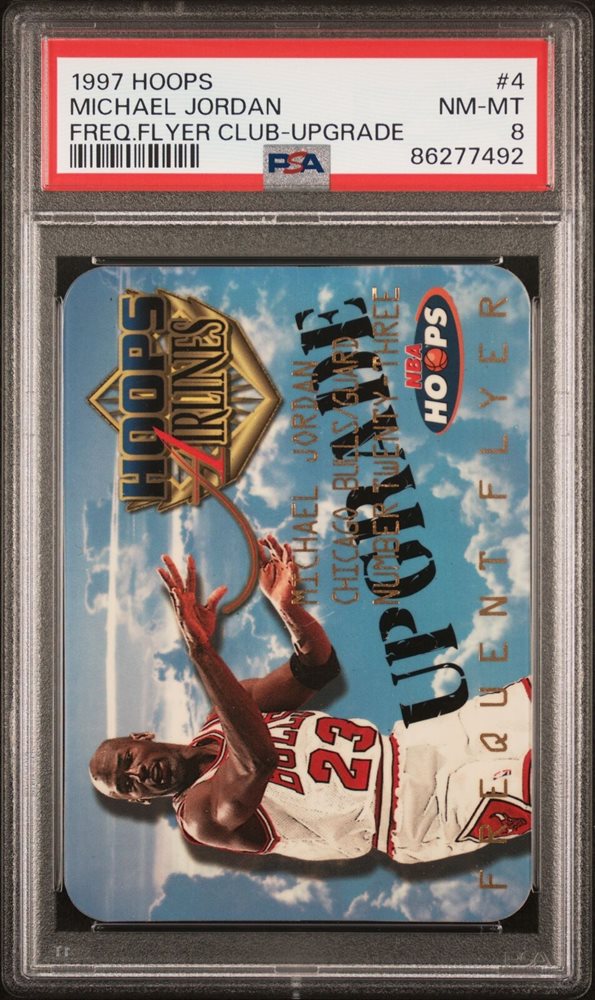 その他 JORDAN NBA Hoops Airlines Frequent Flyer 1997-98 NBA Hoops Airlines Frequent Flyer #4 Michael Jordan