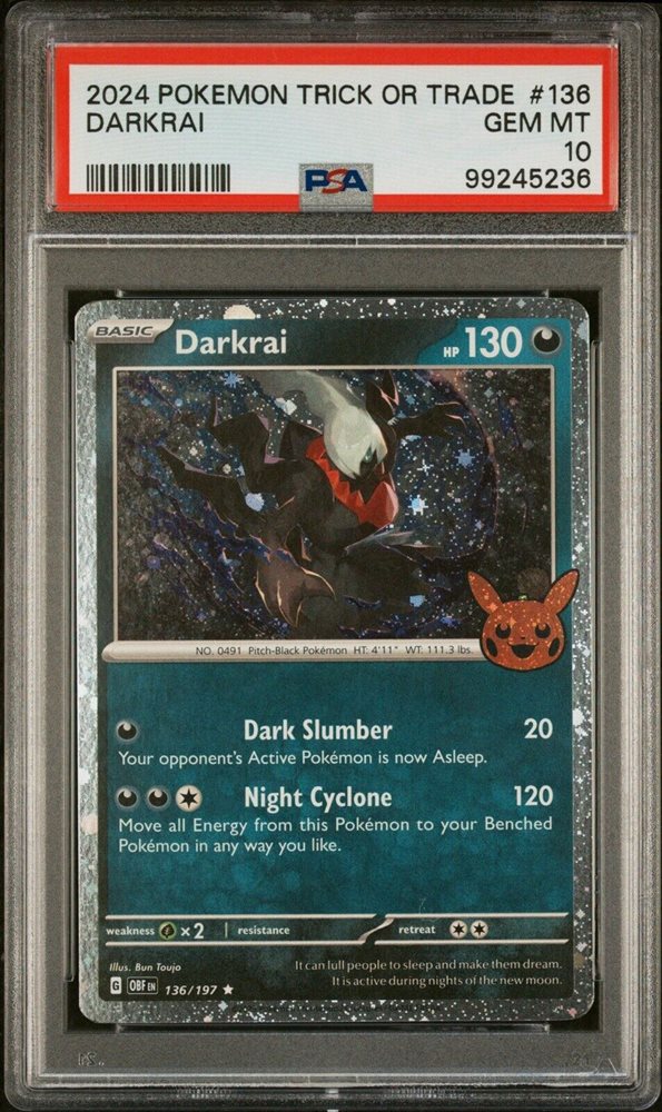 (25-01-003)【PSA10】ダークライ Holo023 CP5 Darkrai 024/036 Cp5: Mythical & Legendary Dream Shine