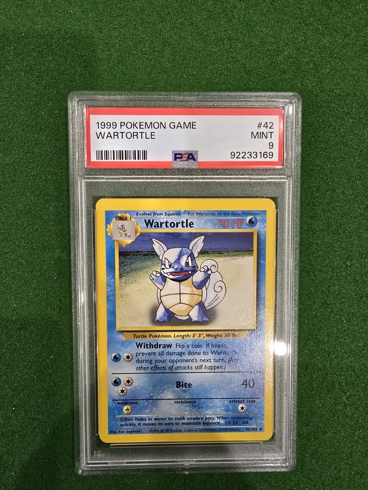 ポケモンカード Wartortle 42/102 旧裏 英語版　psa Wartortle [1st Edition] #42 Prices | Pokemon Base Set