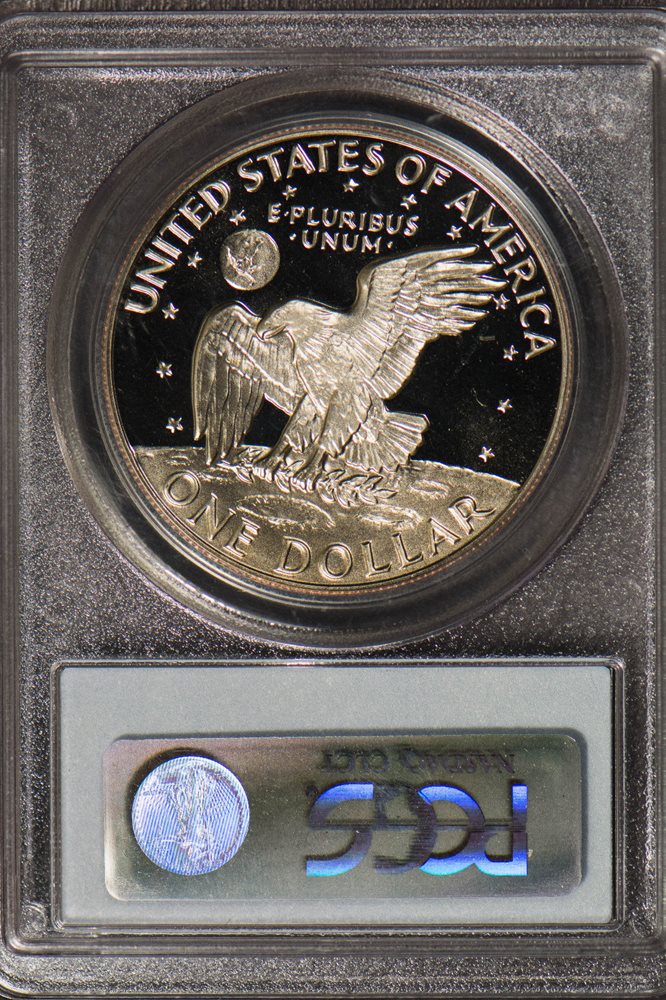 1977-S Clad Eisenhower Ike Dollar PR69DCAM PCGS Proof 69 Deep Cameo
