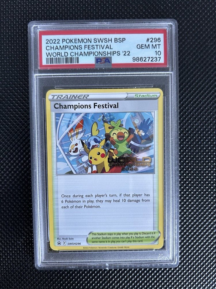 Pokemon 2022 PSA 10 GEM MINT Champions Festival Japanese