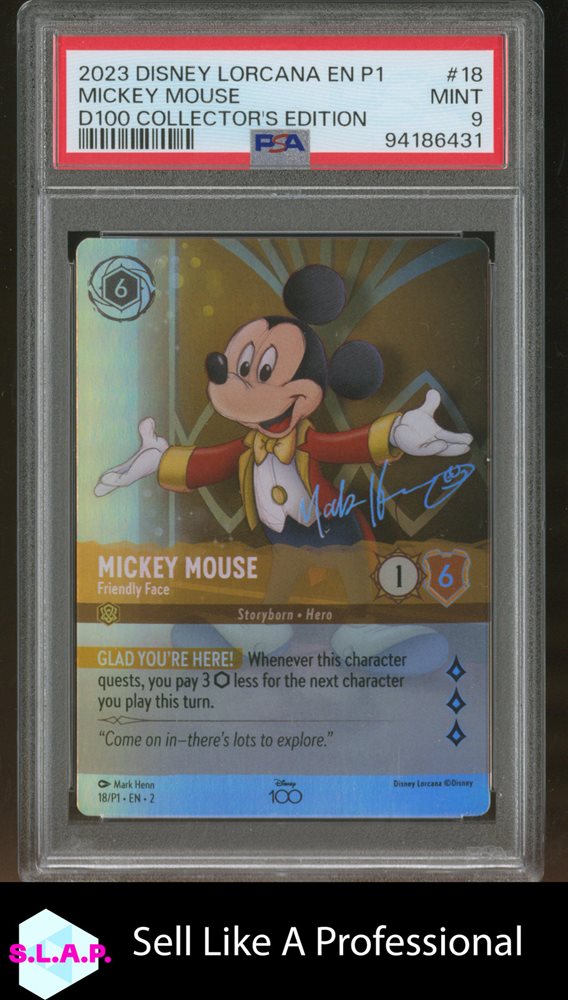 Auction Prices Realized Tcg Cards 2023 DISNEY LORCANA EN P1