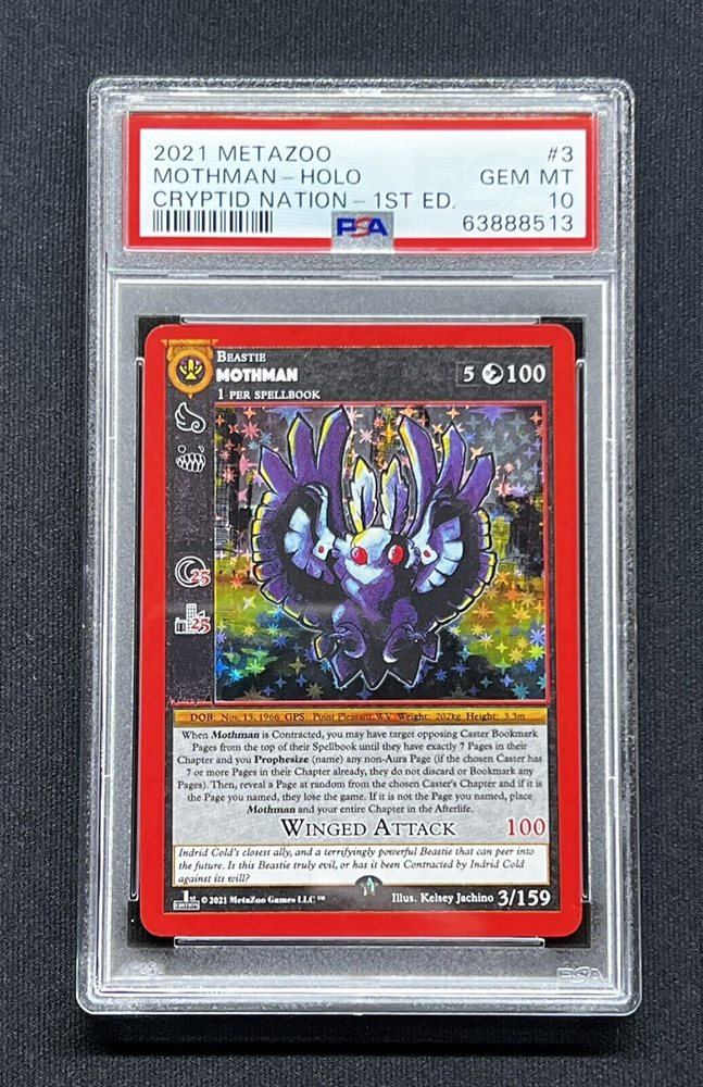 Mothman holo 1st edition PSA10 モスマン