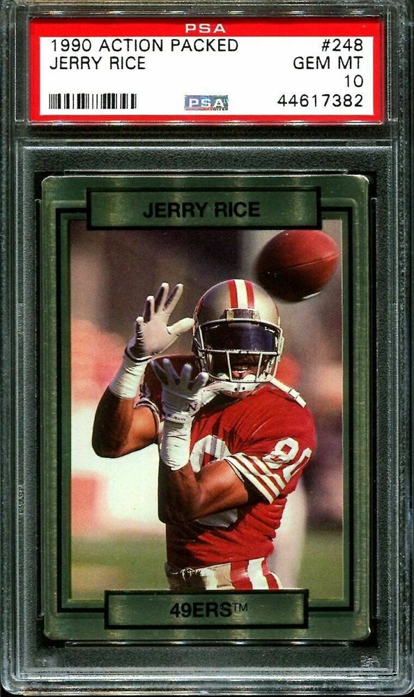 Auction Prices Realized Football Cards 1990 Action Packed Jerry Rice