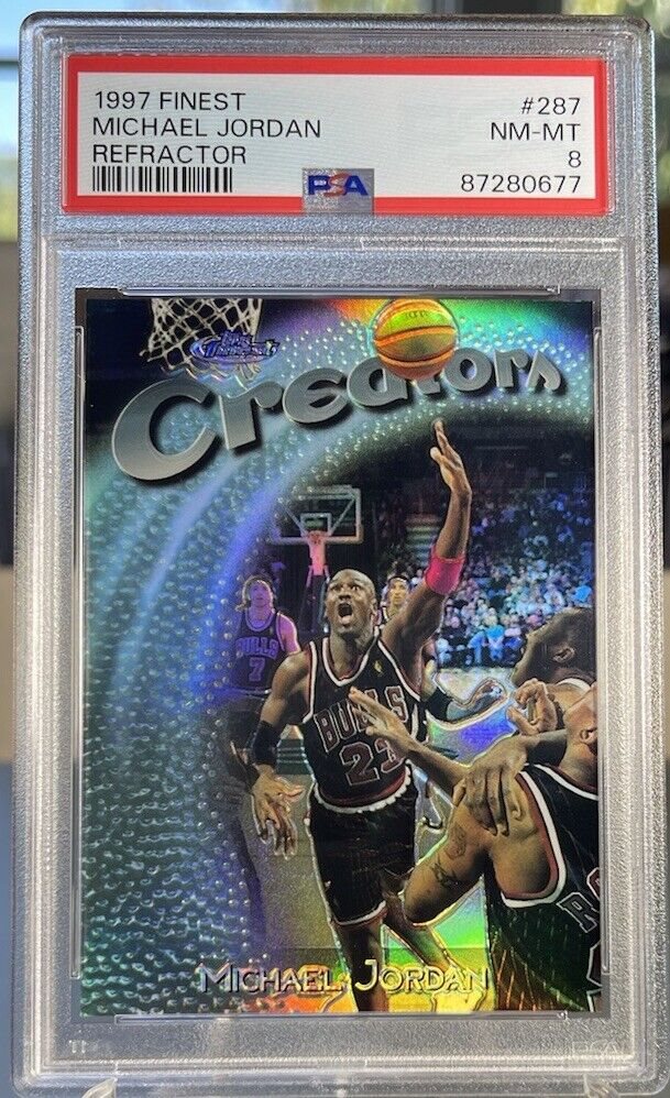 その他 1997-98 Topps Finest JORDAN Creators Auction Prices Realized Basketball Cards 1997 FINEST Michael