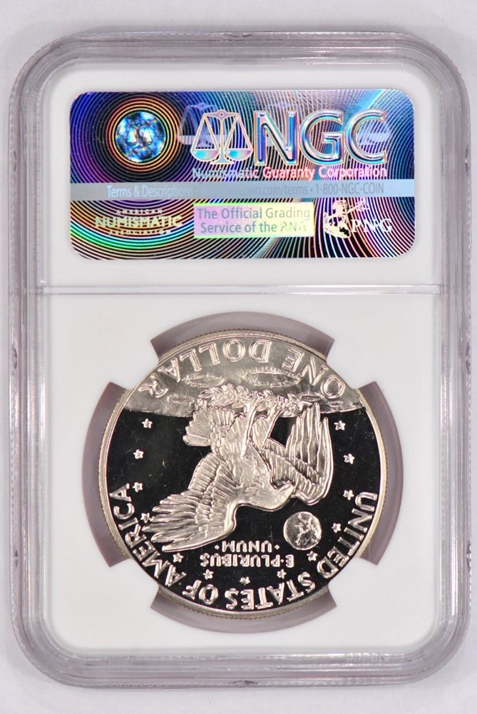 1973 S $1 Eisenhower IKE Dollar Proof NGC PF 68 ULTRA CAMEO