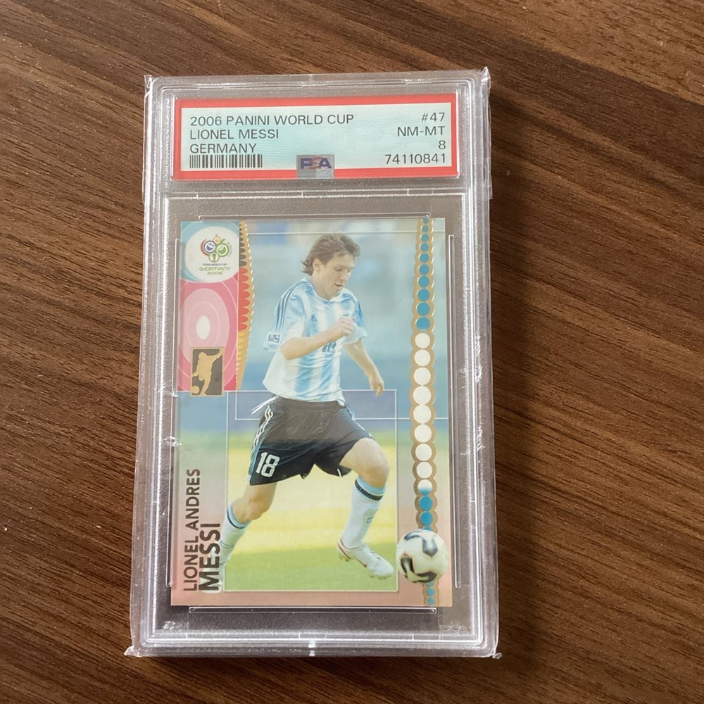 messi W杯 psa鑑定済カード panini 2006 他 Panini Soccer Sticker Lionel Messi # 19 Champions League
