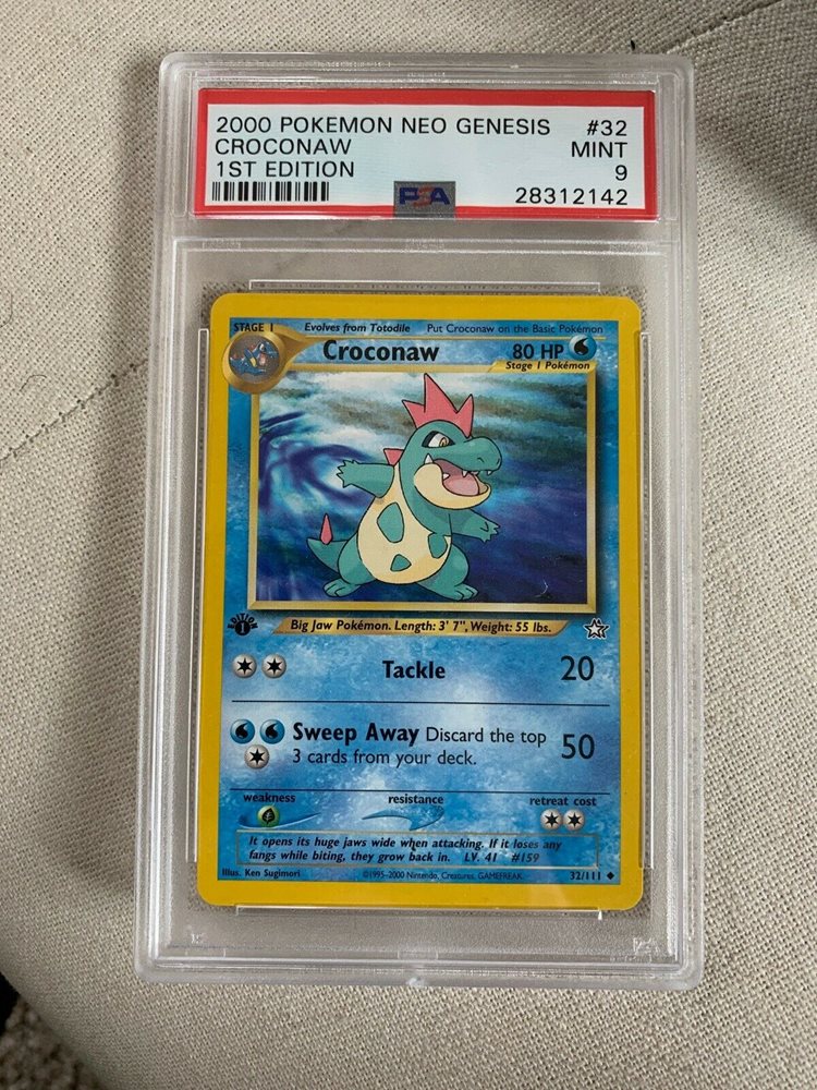 Ebay Auction Item Tcg Cards 00 Pokemon Neo Genesis 1st Edition