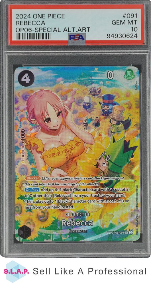 【PSA10】ワンピースカード レベッカ TREASURE RARE 2024 Auction Prices Realized Tcg Cards 2024 ONE PIECE SIMPLIFIED