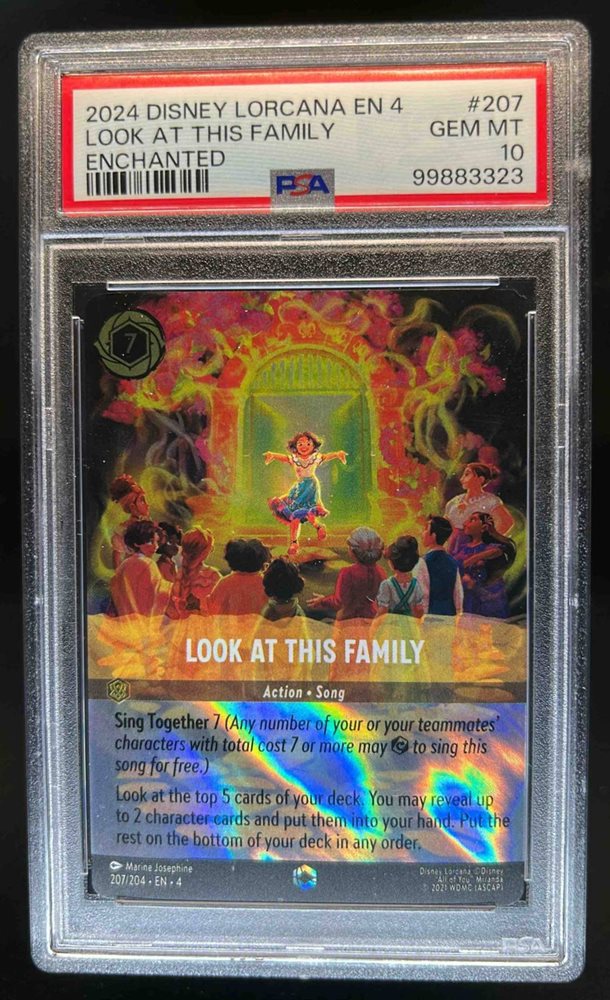 PSA10DISNEY LORCANA#207大丈夫、家族がいる3207 Look at This Family [Enchanted] #207 Prices | Lorcana Ursula's
