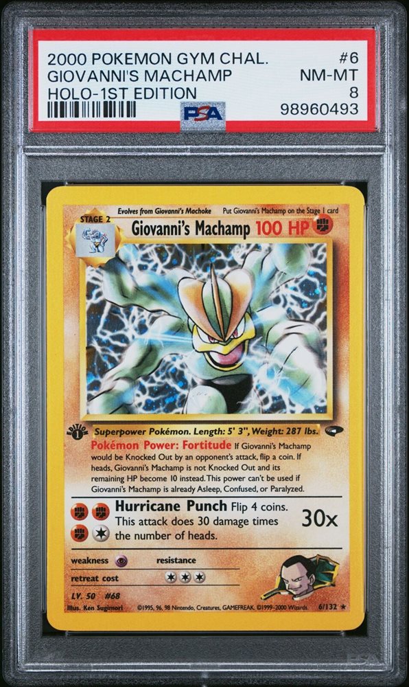 MACHAMP 100 Hp Seismic Toss 60 RARE Pokemon Card Prism | eBay