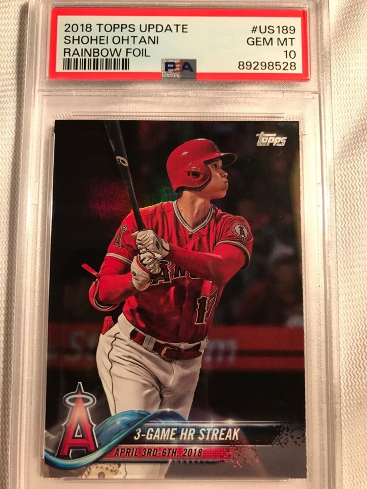 Auction Prices Realized Baseball Cards 2018 TOPPS UPDATE Shohei Ohtani