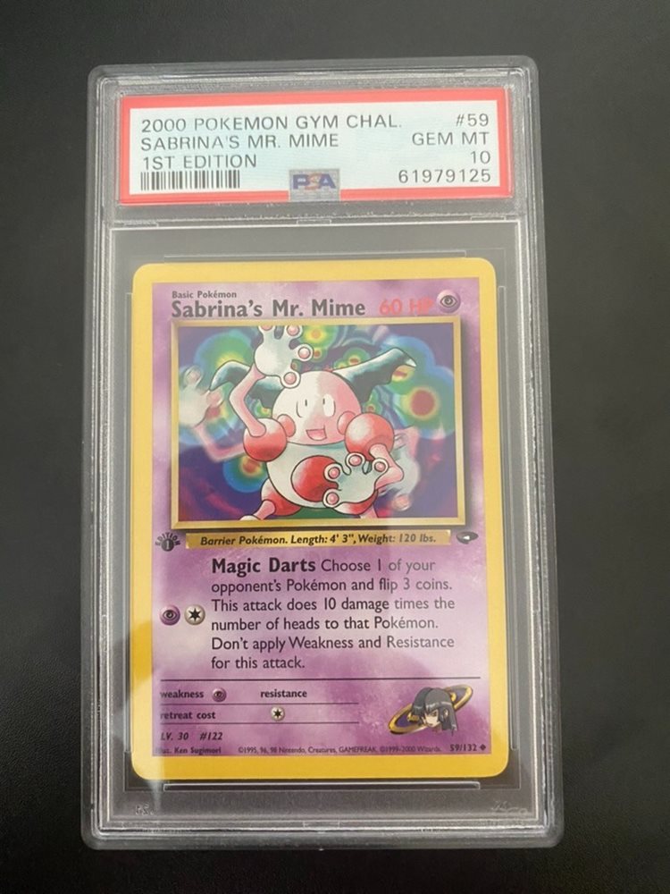 ポケモンカードゲーム Sabrina's Mr. Mime 1st Edition Gem 10 2000 Pokemon Gym Heroes 1st Edition Sabrina's Mr. Mime 94