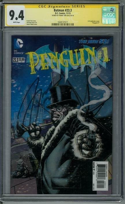 Batman 23 3 Cgc 9 4 Frank Tieri Signature Series W
