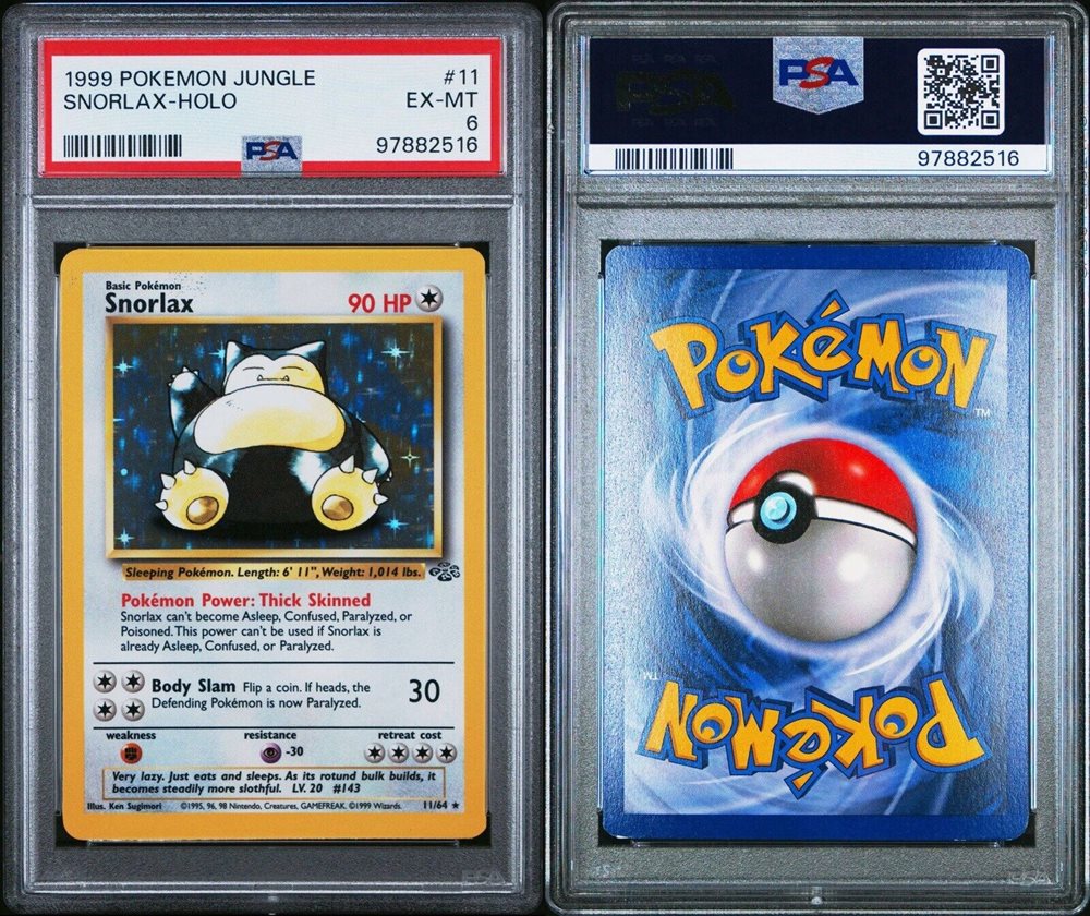 holographic snorlax card Pokemon Sun & Moon Promo Ultra Rare Snorlax GX SM05 main image 1