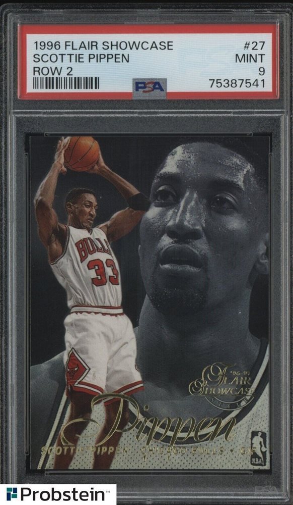 PSA 8 SCOTTIE PIPPEN 押し戻し 1998 FLAIR SHOWCASE