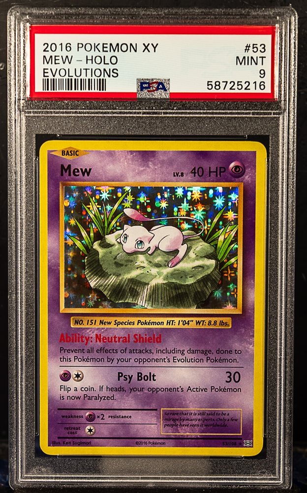 ミュウ ホロカード PSA10 2016年発行　cp5 ミュウ ホロカード PSA10 2016年発行 cp5