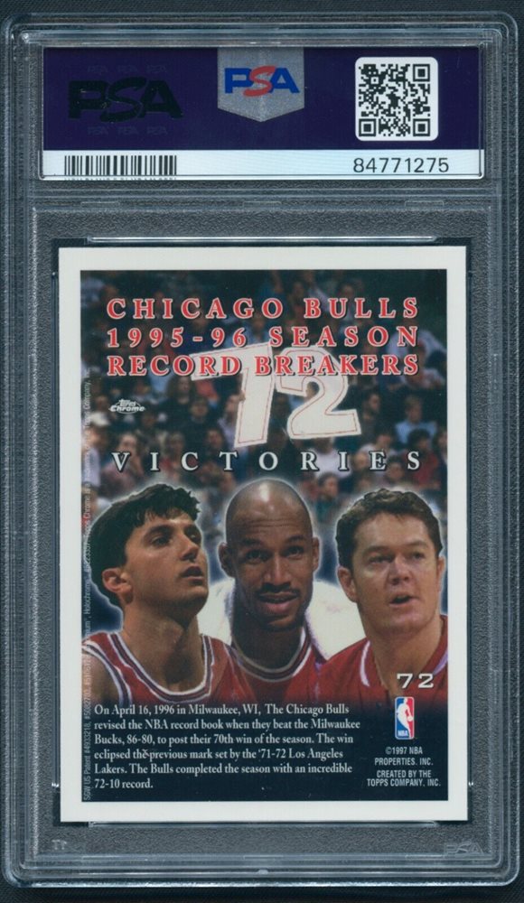 Auction Prices Realized Basketball Cards 1996 TOPPS CHROME