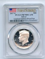 2017 S Silver Kennedy Limited Edition Proof Set PCGS PR 69 DCAM First Strike