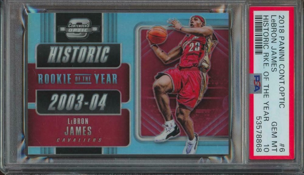 Lebron James 2018 Contenders Optic RED