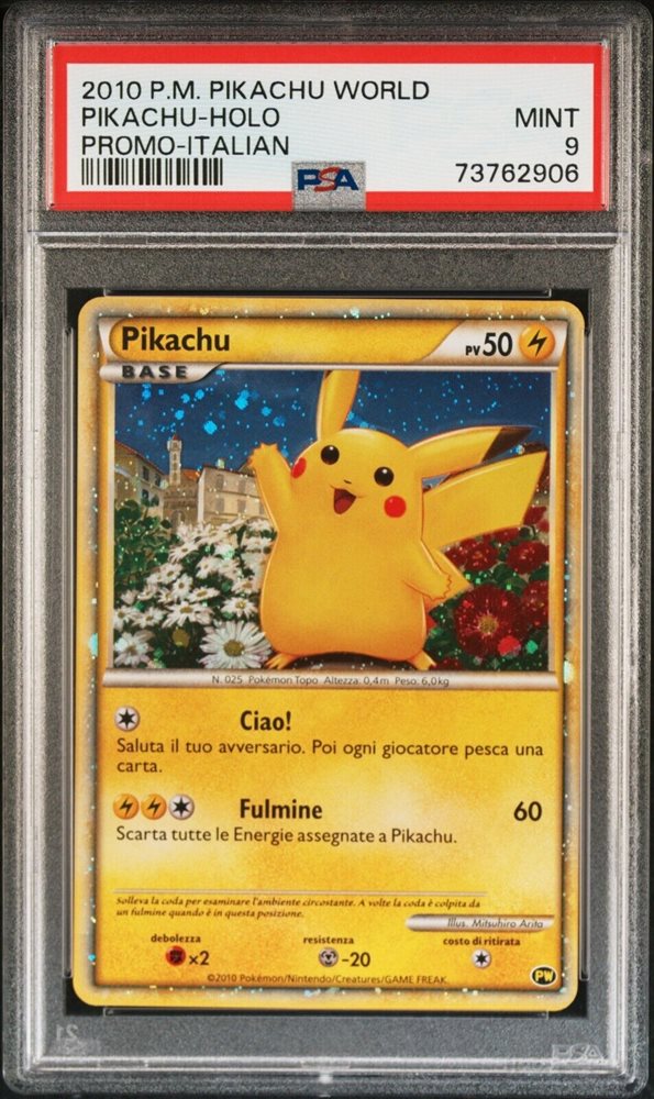 Auction Prices Realized Tcg Cards 2010 POKEMON PIKACHU WORLD