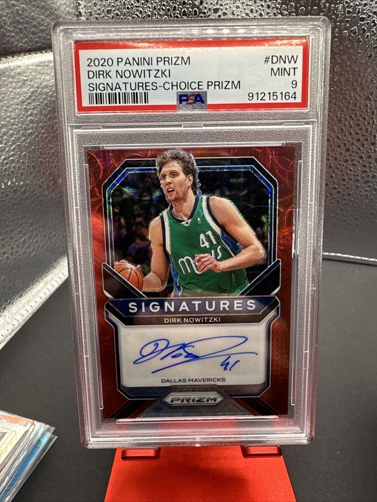 NBAカード Dirk Nowitzki 直書きサインカード eBay Auction Item 135084096639 Basketball Cards 2020 Panini Prizm
