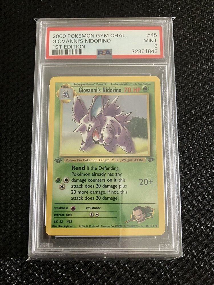 PSA 9 ニドリーノ 2001年「web」 Nidorino