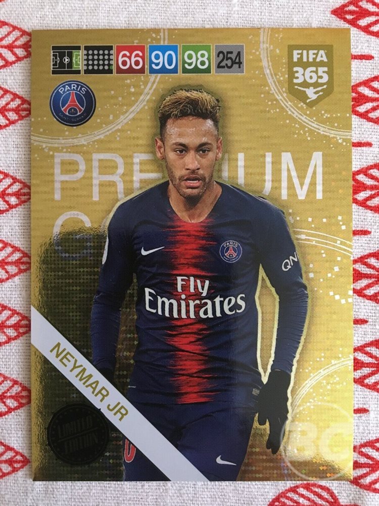 PANINI FIFA 365 cards 2018 ADRENALYN XL-NEYMAR Jr-Limited Edition