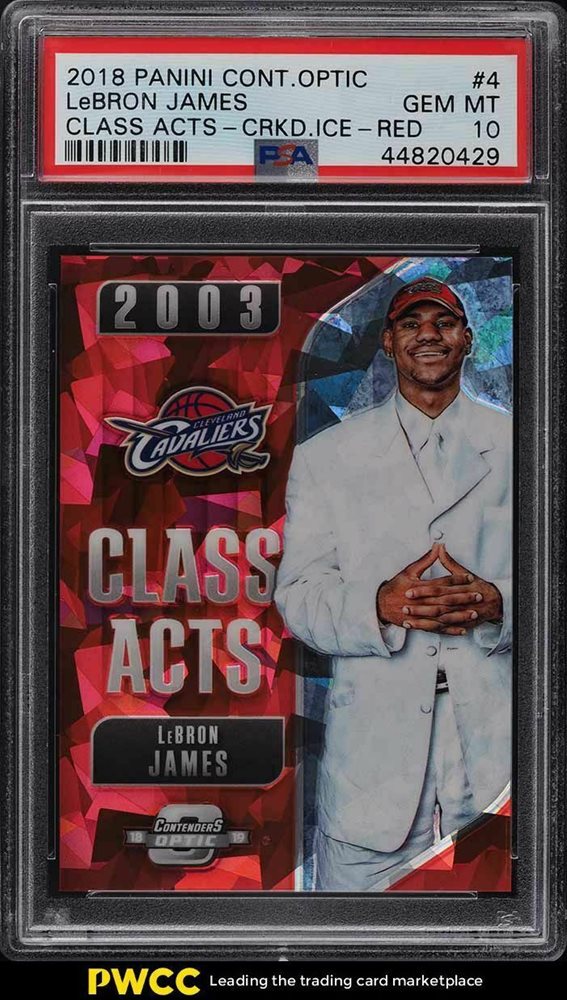 Lebron James 2018 Contenders Optic RED