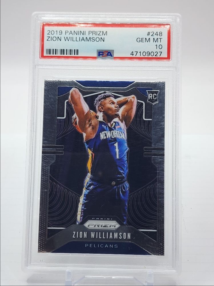 その他 ZION WILLIAMSON RC /49 PSA 10 pop 5 ZION WILLIAMSON 2019 PANINI PRIZM #248 GREEN PARALLEL ROOKIE