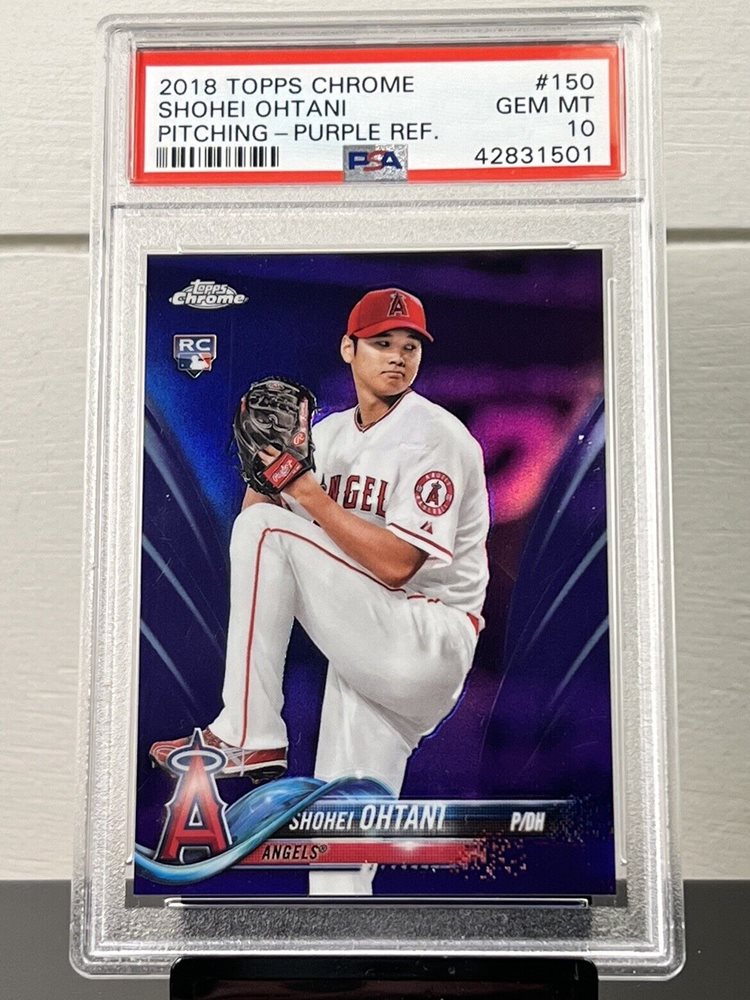 Auction Prices Realized Baseball Cards 2018 TOPPS CHROME Shohei Ohtani