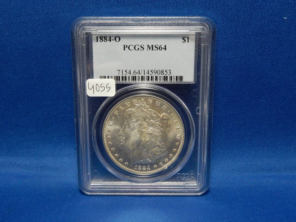 1884-O Morgan Silver Dollar Coin - PCGS MS 64, MS64 - PCGS Auction