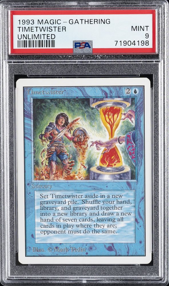 マジック：ザ・ギャザリング - unlimited timetwister 鑑定済み品 Auction Prices Realized Tcg Cards 1993 MAGIC THE GATHERING