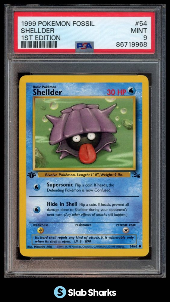 ポケモンカード 旧裏 英語版 1st Shellder(シェルダー) PSA9 ポケモンカード 旧裏 英語版 1st Shellder(シェルダー) PSA9