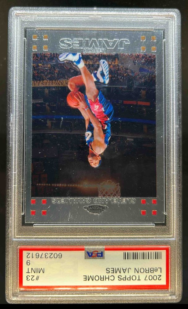 その他 2007 Bowman Chrome LeBRON JAMES PSA10 LeBron James 2007 Topps Chrome #23 Base Price Guide - Sports