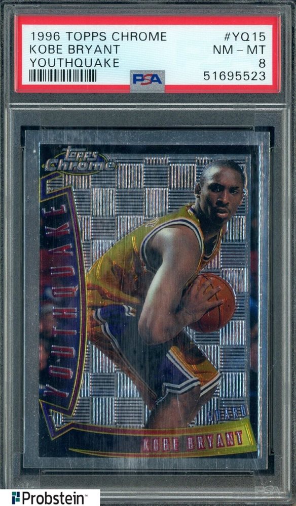 その他 1996 Topps Chrome Youthquake Kobe Kobe Bryant 1996 Topps Chrome Youthquake PSA 9 Basketball