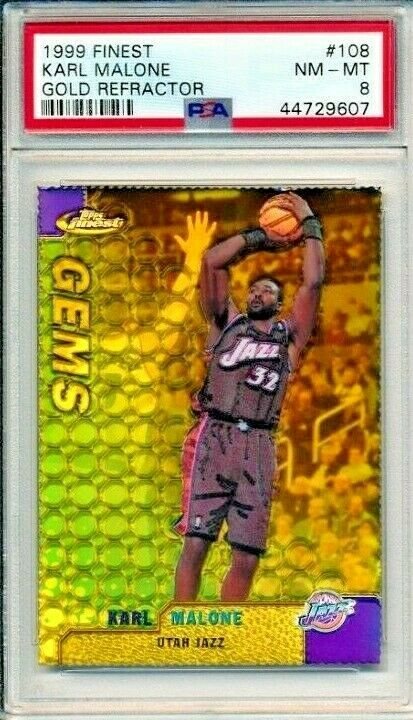 auction prices realized basketball cards 1999 finest karl