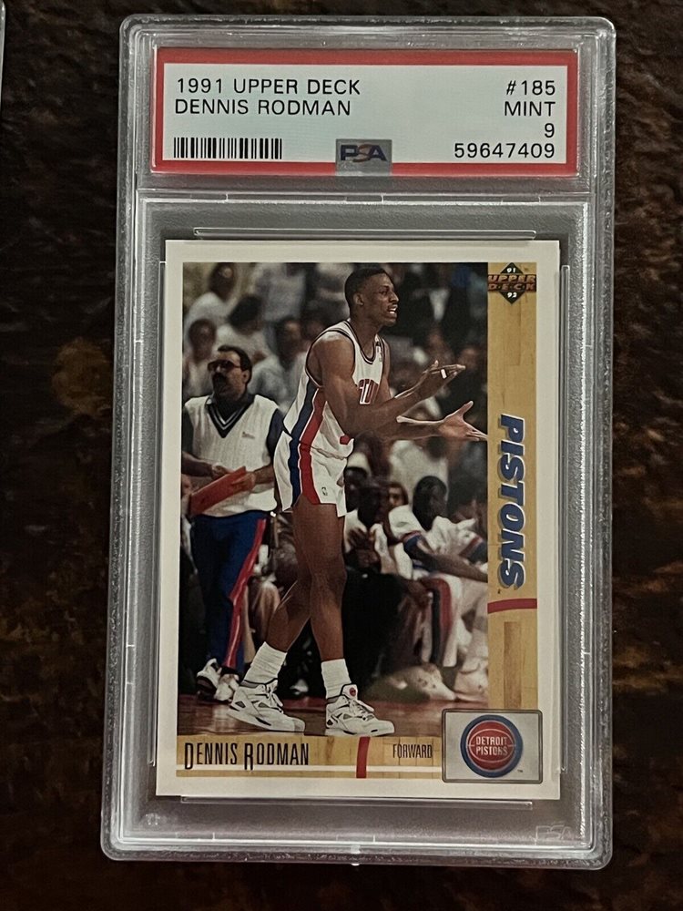 1991-92 Upper Deck #185. Dennis Rodman