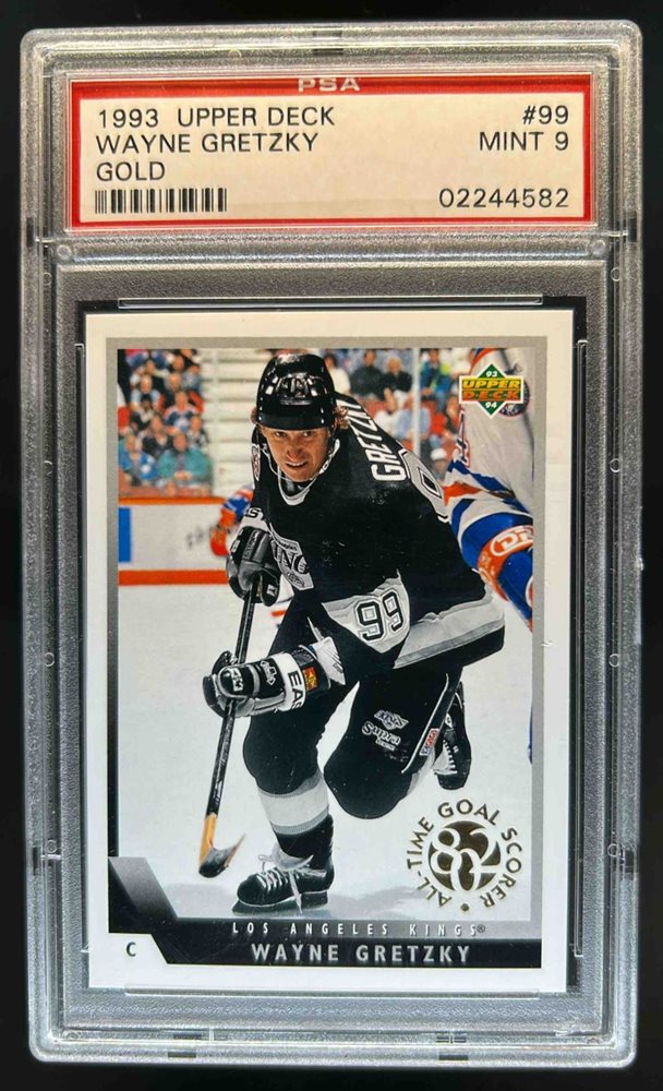 Carte 1993 Upper Deck Captain's Honorary Hockey #HC4 Wayne Gretzky - Notée PSA 10 GEM MINT