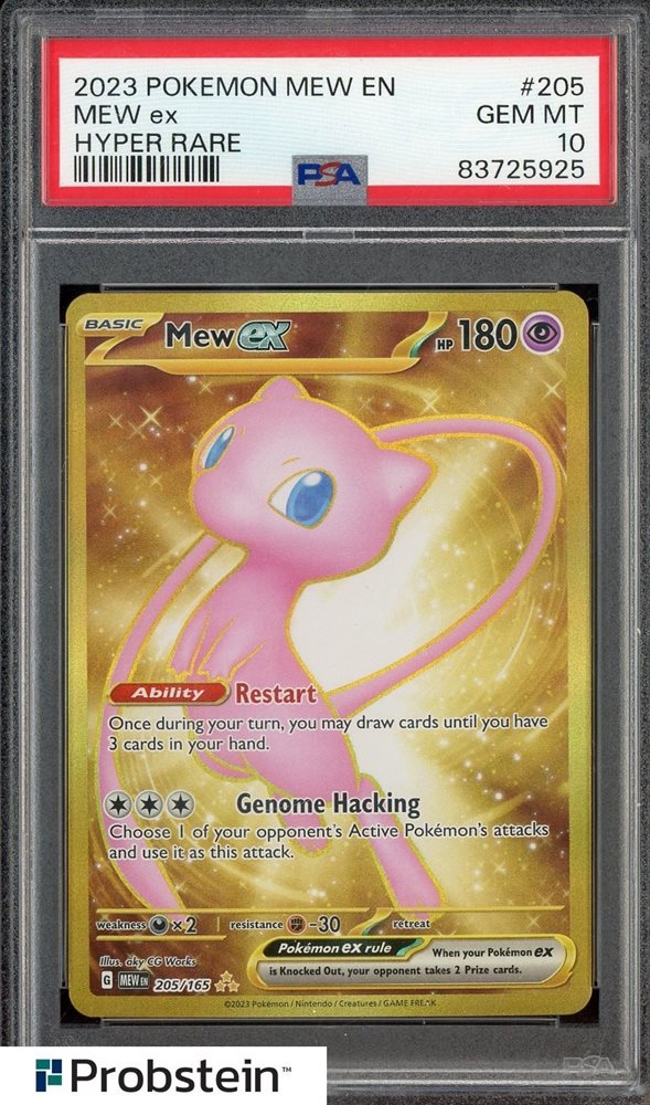 Auction Prices Realized Tcg Cards 2023 POKEMON MEW EN-151 Mew Ex